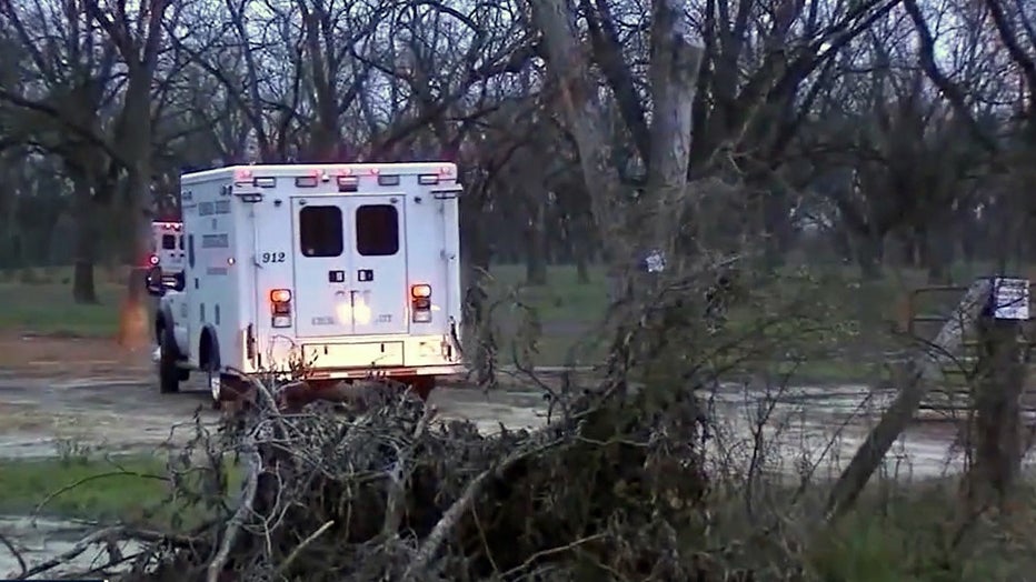 The GBI search a pecan grove in Ben Hill Country in February 2017 for evidence in the disappearance of Tara Grinstead. (FOX 5)