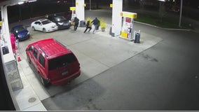 Baby in car as woman slams into vehicle at Van Buren Township gas station as clothing exchange turns violent