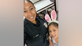 She's an Atlanta police officer, but her first job is being a mom