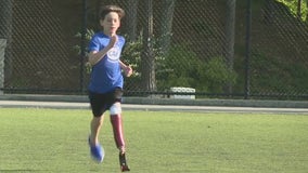 Grant provides 10-year-old athlete with new running prosthesis