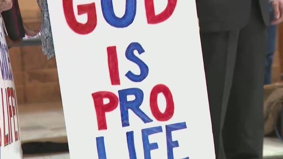 Pro-life advocates rally at Georgia Capitol after Roe draft decision leak
