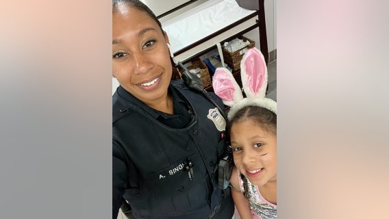 She's an Atlanta police officer, but her first job is being a mom