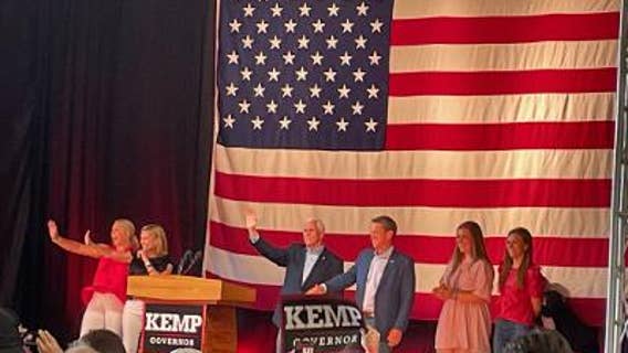 Major star power on final day before Georgia's Republican gubernatorial primary
