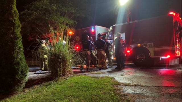 Man found collapsed in burning DeKalb County mobile home