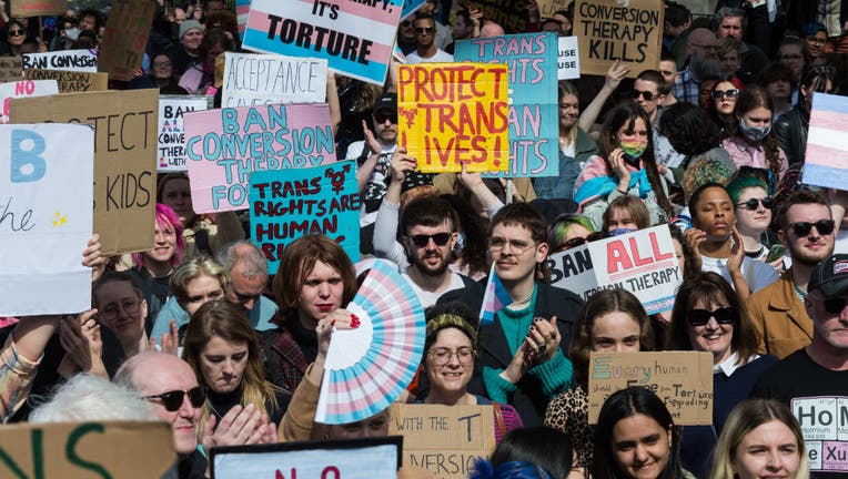 Ban Conversion Therapy Protest in London