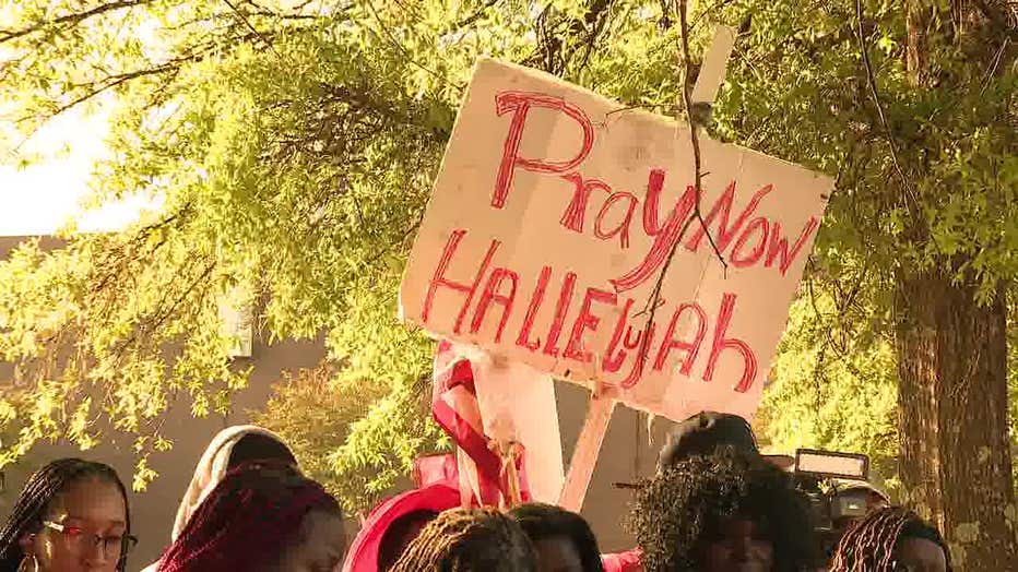 A prayer vigil was held for the victims of the Buffalo mass shooting on May 17. 2022.