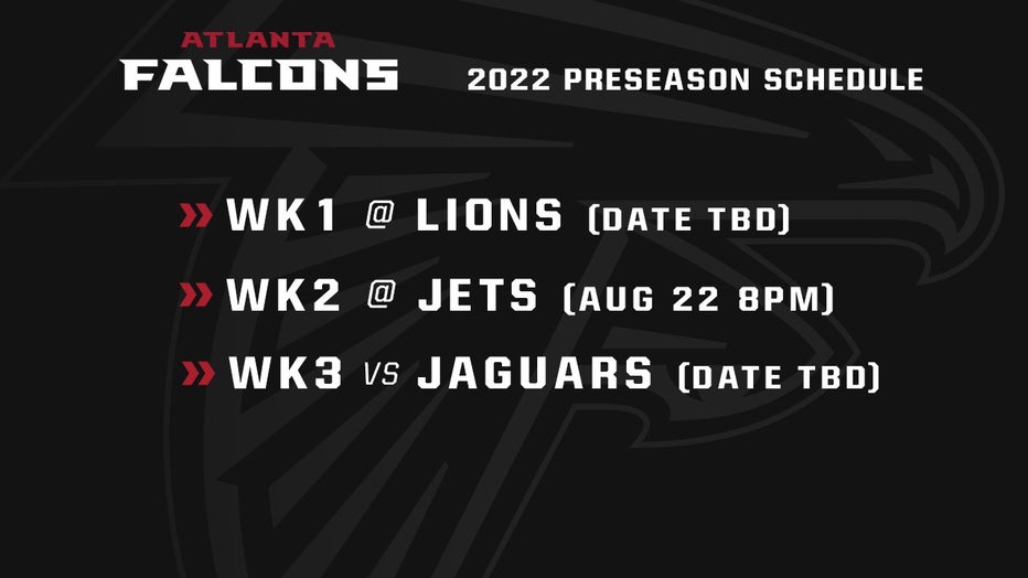 Falcons 2022 schedule released, will kick off regular season hosting the  Saints - The Falcoholic