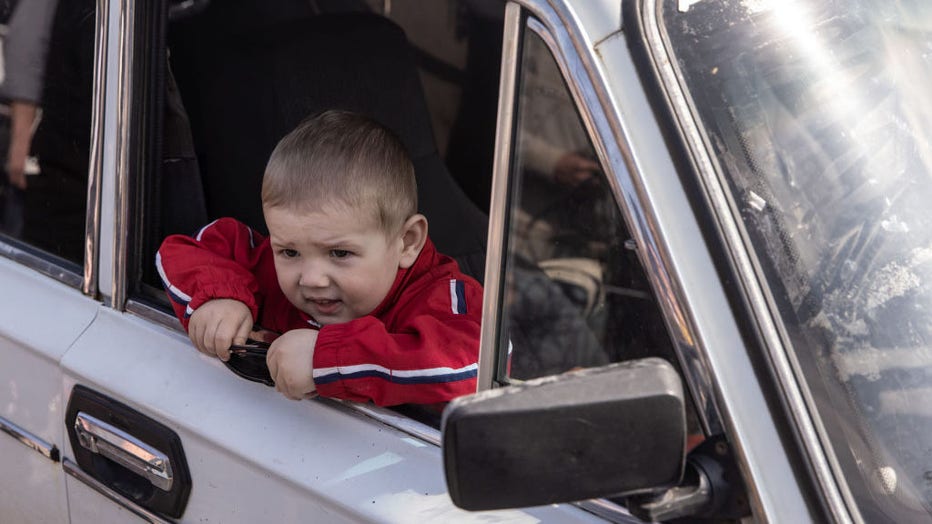 Evacuees Arrive In Zaporizhzhia After Protracted Negotiations