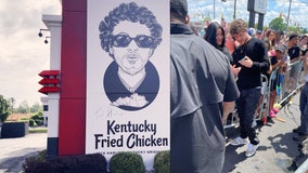 Rapper Jack Harlow meets fans at metro Atlanta KFC to promote new meal