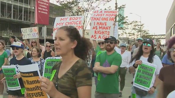Roe v. Wade overturned: Protesters take to streets of Atlanta