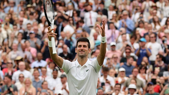 Djokovic makes more history with 1st-round win at Wimbledon