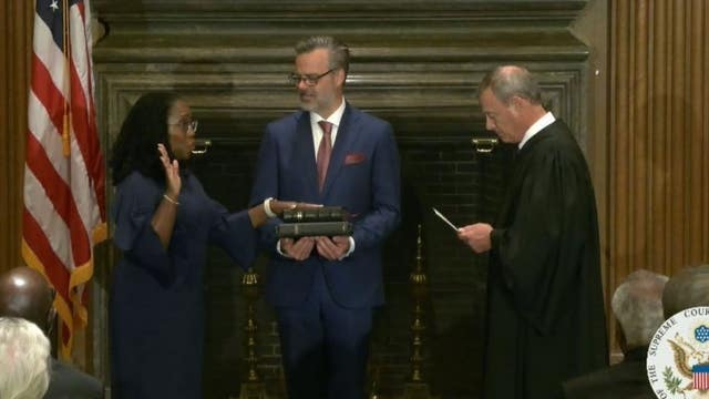 Ketanji Brown Jackson sworn in as 1st Black woman on Supreme Court