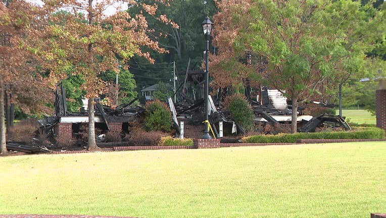 Law enforcement said arsonists caused catastrophic damage to three historic buildings in Morrow's downtown.