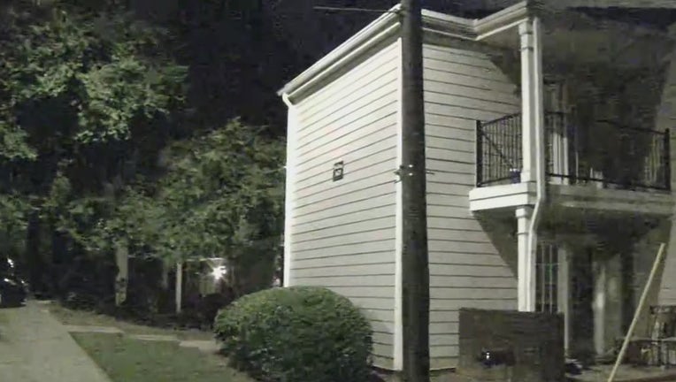 Clarkston police investigate a double shooting at an apartment complex on June 14, 2022.