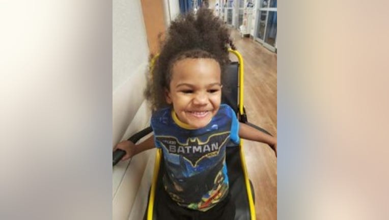 Police said the child is four years old and officers believe his name is Jordan.