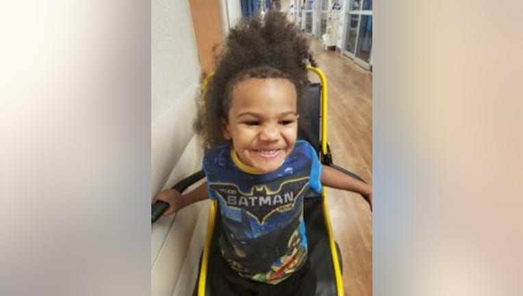 Police said the child is four years old and officers believe his name is Jordan.