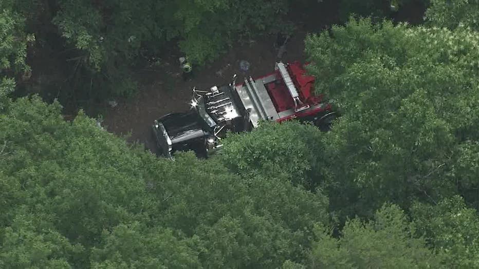Officials said a dump truck hit a Bobcat On June 14, 2022, at a construction site off of Old Dalton Road near Rome.