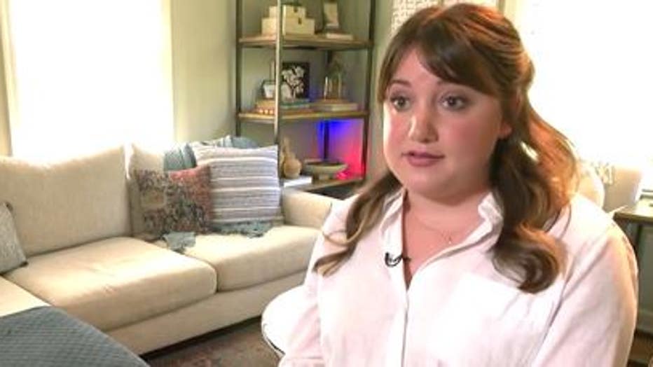 Jenny Andris watched her mom go through chemotherapy. the ordeal inspired her to become a nurse.