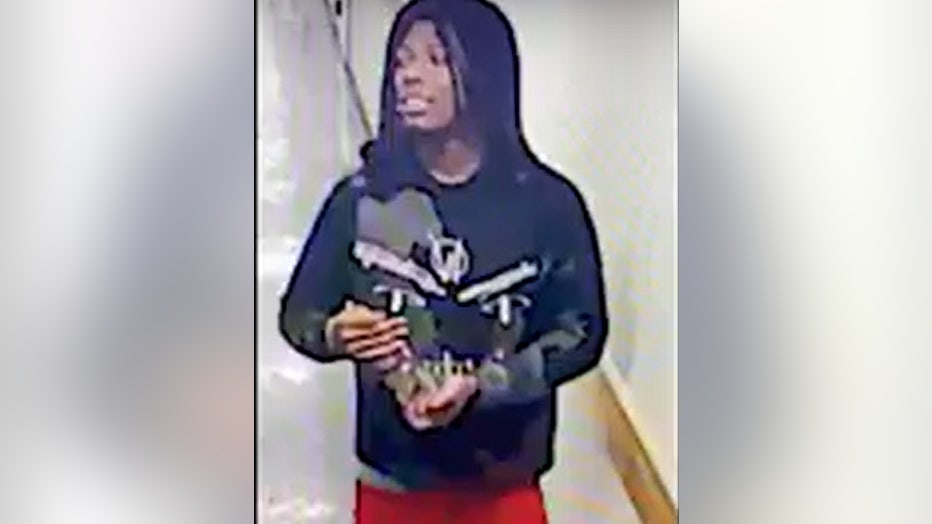 Police are asking for the public's help in finding a person of interest in an April 10 murder of at 24-year-old at an Atlanta apartment complex.