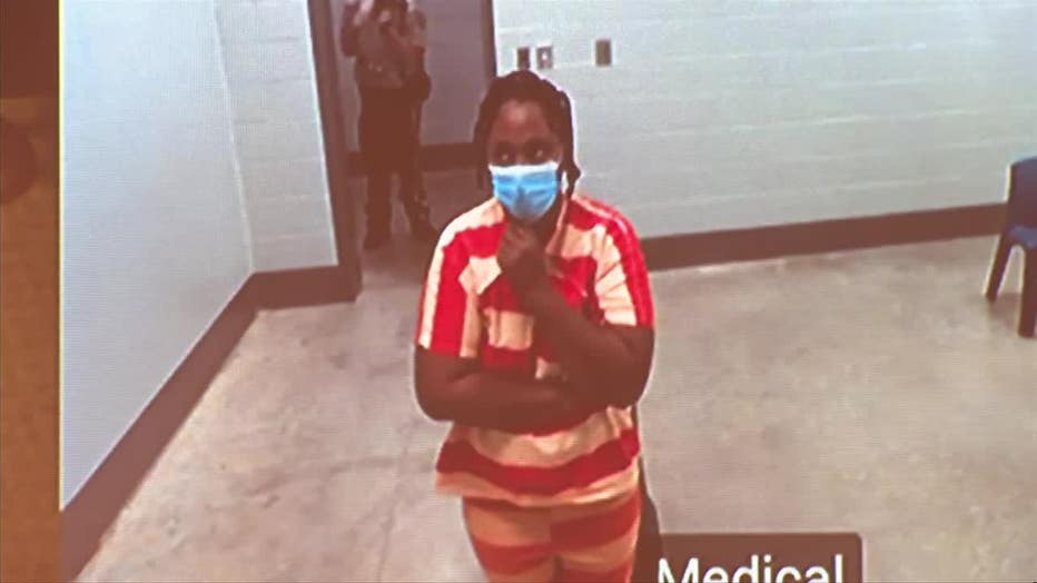 Darlene Brister appeared in court on Monday morning where a judge denied her bond.
