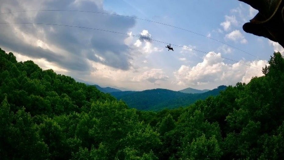 Ziplining at Highlands Aerial Park (Photo by Highlands Aerial Park)