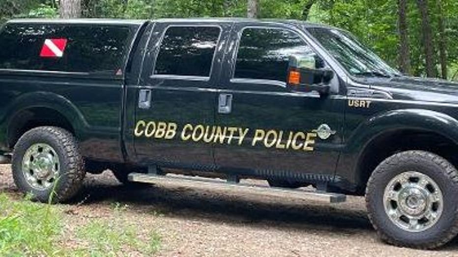 Crews search for the body of a man who was seen slipping under the water while swimming in the Chattahoochee River in Cobb County on June 6, 2022, and did not resurface.