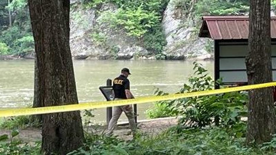 Crews search for the body of a man who was seen slipping under the water while swimming in the Chattahoochee River in Cobb County on June 6, 2022, and did not resurface.