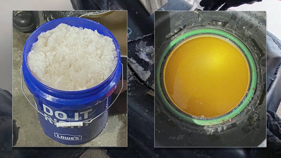 Carroll County investigators released photos of the meth seized during a traffic stop.