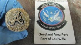 Customs officials seize fake Braves World Series Championship rings