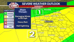 Heat could make way for severe storms in Georgia on Thursday