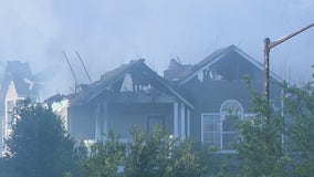 Fire tears through Brookhaven apartment building