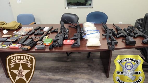 Millions in meth, multiple firearms seized during raid on Paulding County home