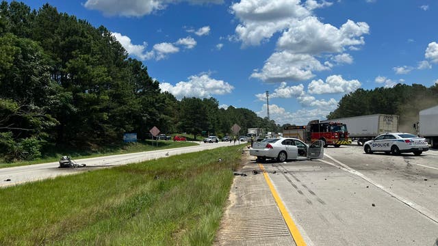 "Serious injury car accident" leads to all-lane shut down, traffic delay on Ga-316