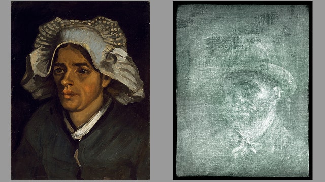 Hidden van Gogh self portrait found behind another painting