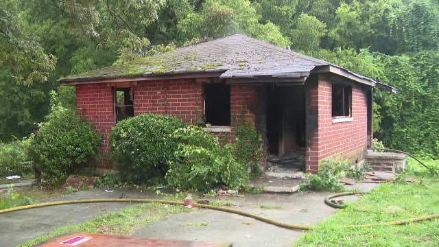 Atlanta house fire leaves man hospitalized with severe burns