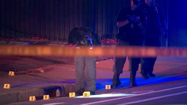 Atlanta lounge employee robbed, shot outside business, police say