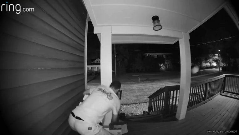 ring doorbell porch pirate