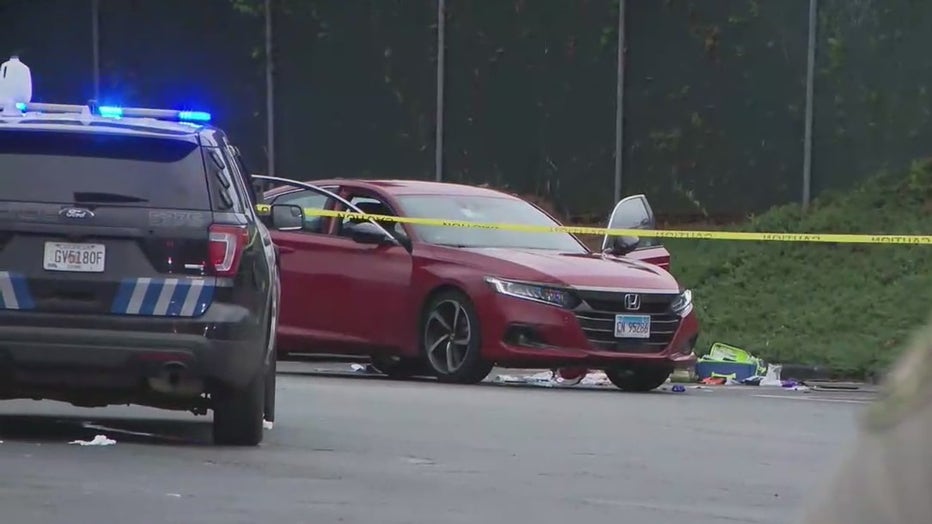 Police surround the Motel 6 along Delk Road off I-75 in Marietta after an officer-involved shooting on July 7, 2022.