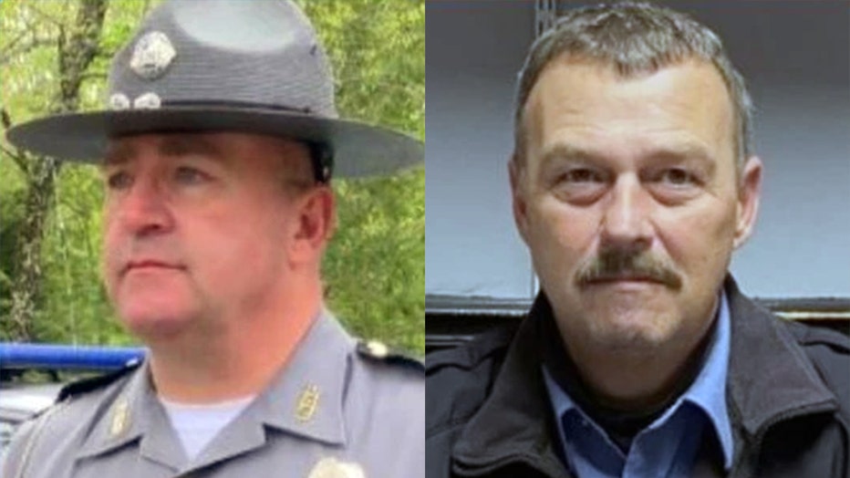 Floyd County Deputy William Petry and Prestonsburg Police Capt. Ralph Frasure were killed during a shootout with a suspect in eastern Kentucky on June 30, 2022.