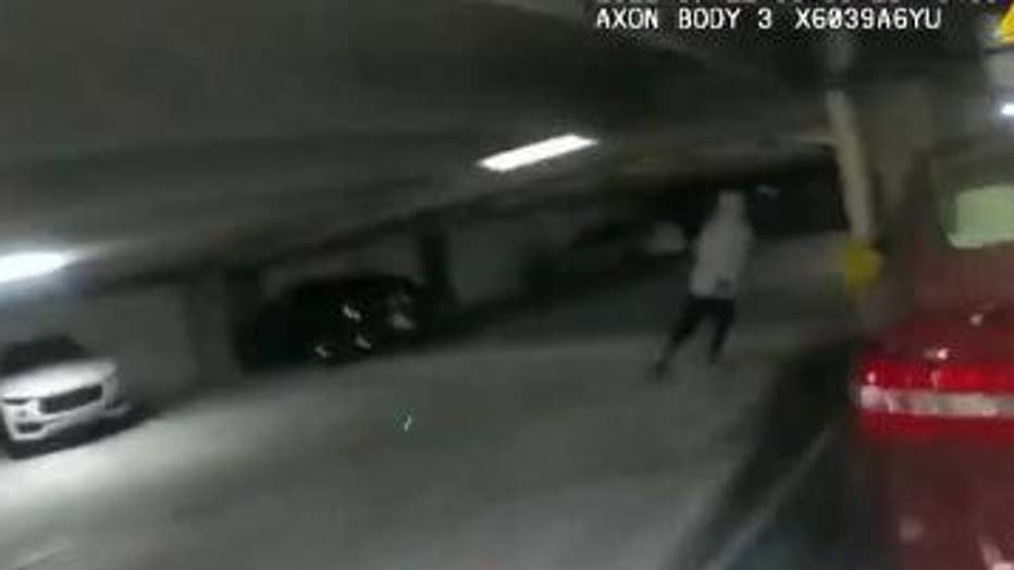 Teen jumps from parking deck to escape police