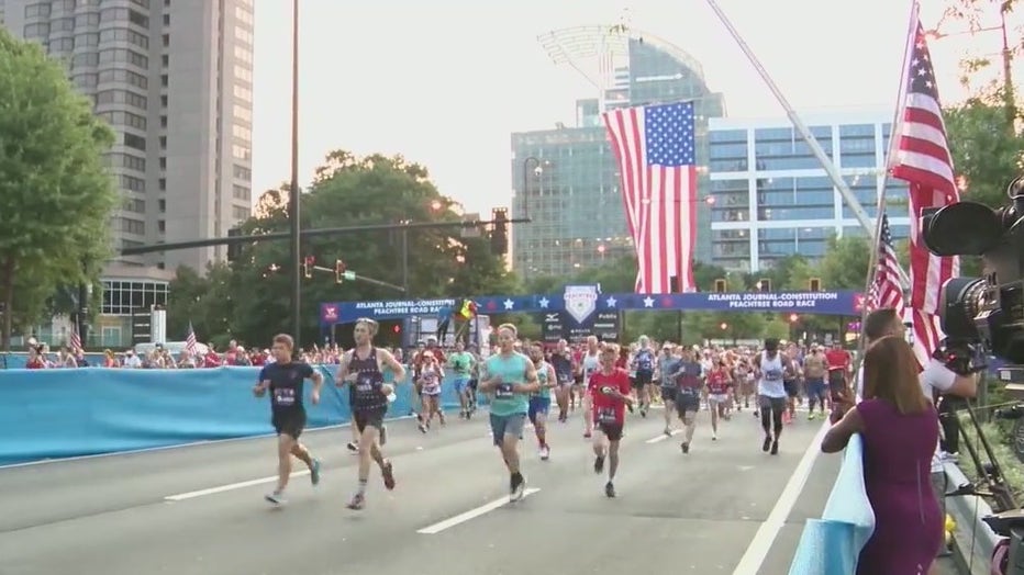 Peachtree Road Race 2023 Remainder of race canceled due to weather