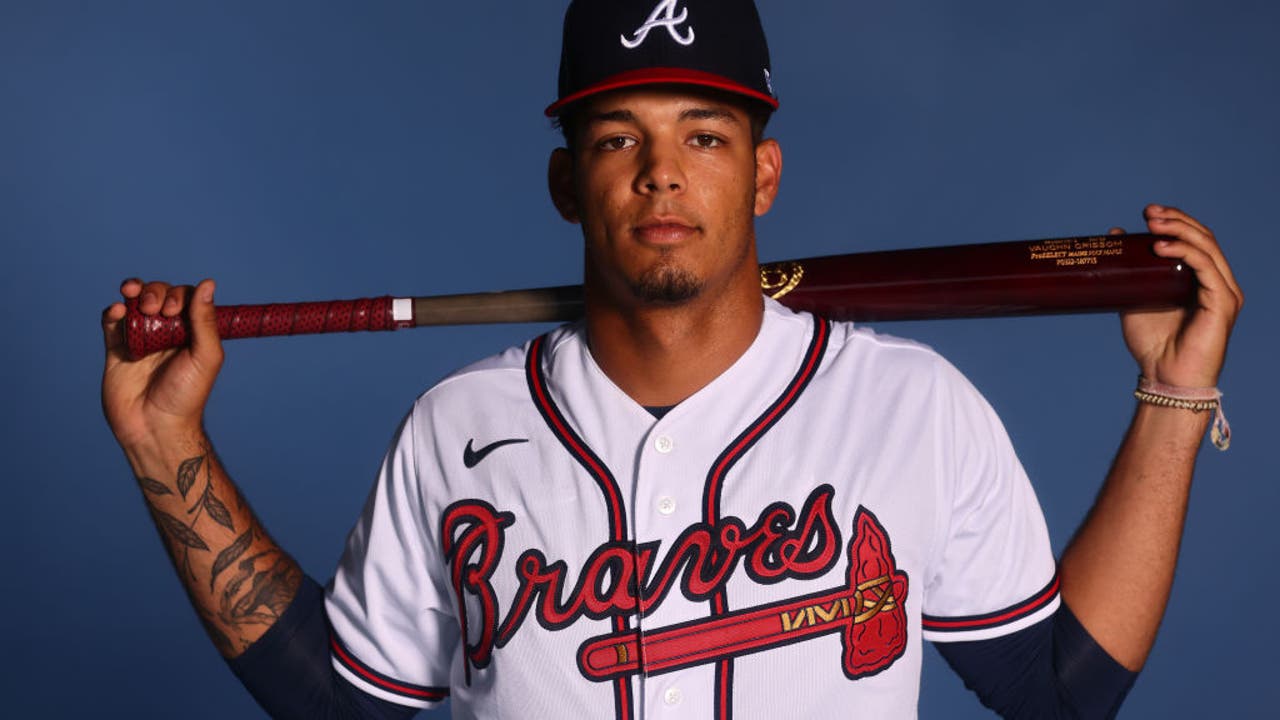 Infielder Vaughn Grissom back with the Braves after Ozzie Albies strains  hamstring