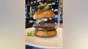 CRU Food and Wine Bar's Napa Burger is a sight to behold