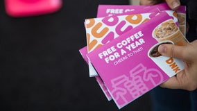 Metro Atlanta Dunkin' to celebrate re-opening by giving away year of free coffee