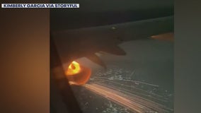VIDEO: Engine fire forces LA-bound plane to divert back to Mexico