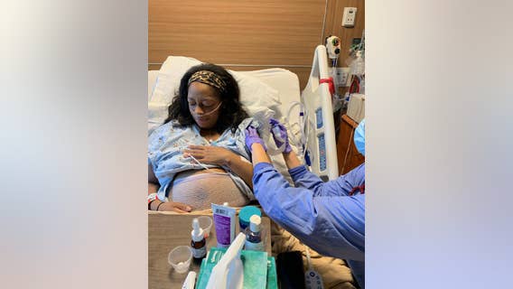 Woman who battled COVID-19 in pregnancy faces long road back