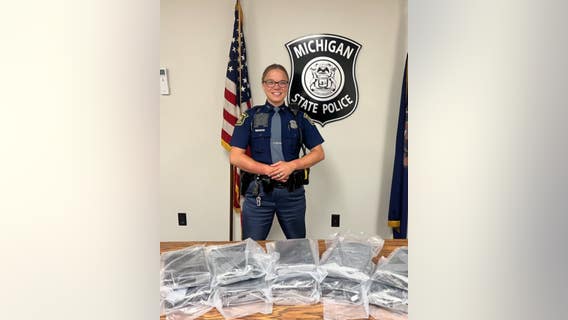 $985K worth of cocaine found near crashed vehicle after driver flees Michigan State Police