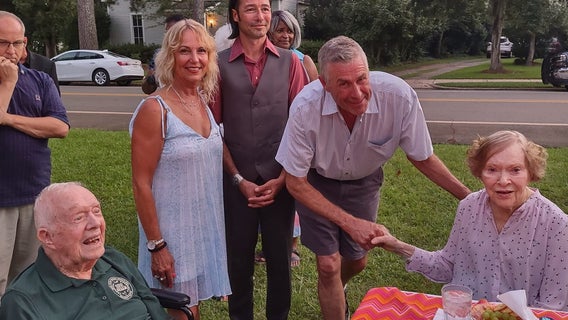 Jimmy and Rosalynn Carter make rare public appearance ahead of former first lady's 95th birthday