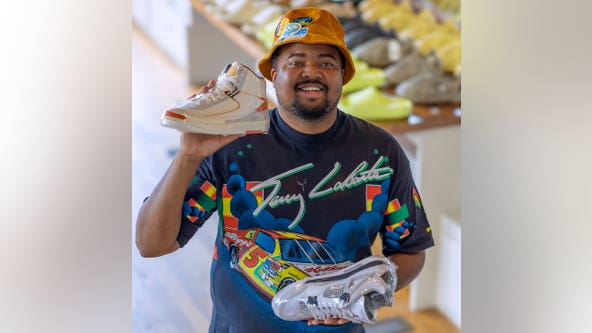 Georgia college student's shoe business takes off