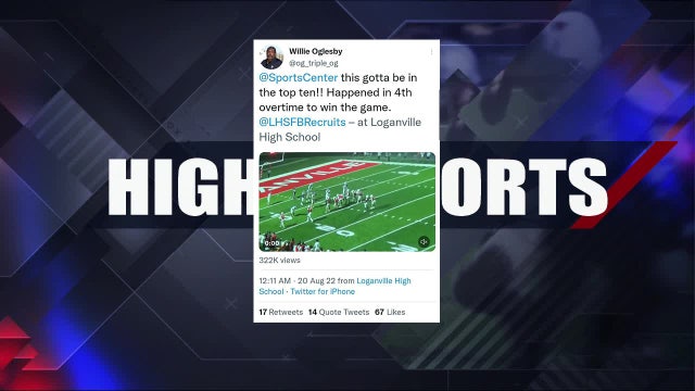 Georgia high school football team wins thanks to no-look, overhead pass